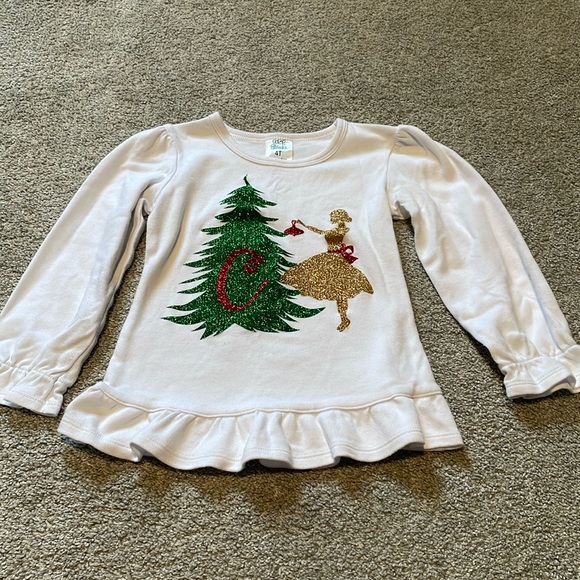 “C” Christmas Top - Picture 1 of 2